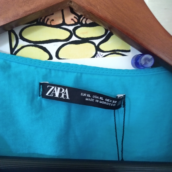 NWT Turquoise Midi Ruffle Dress 2023 - Picture 4 of 8